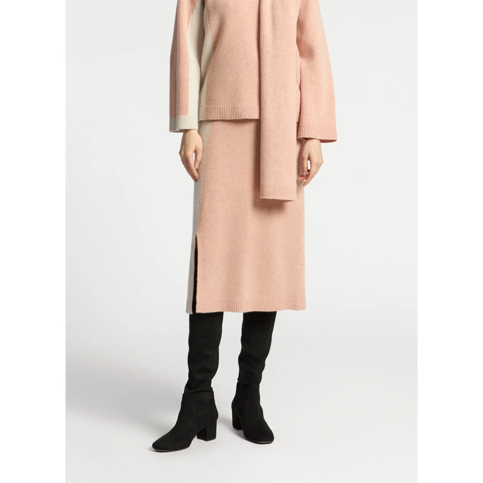 Xandres Jupe en laine fine ajustée-Femme Xandres Plus|Jupes