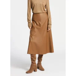 Xandres Jupe en ligne A en faux cuir-Femme Jupes