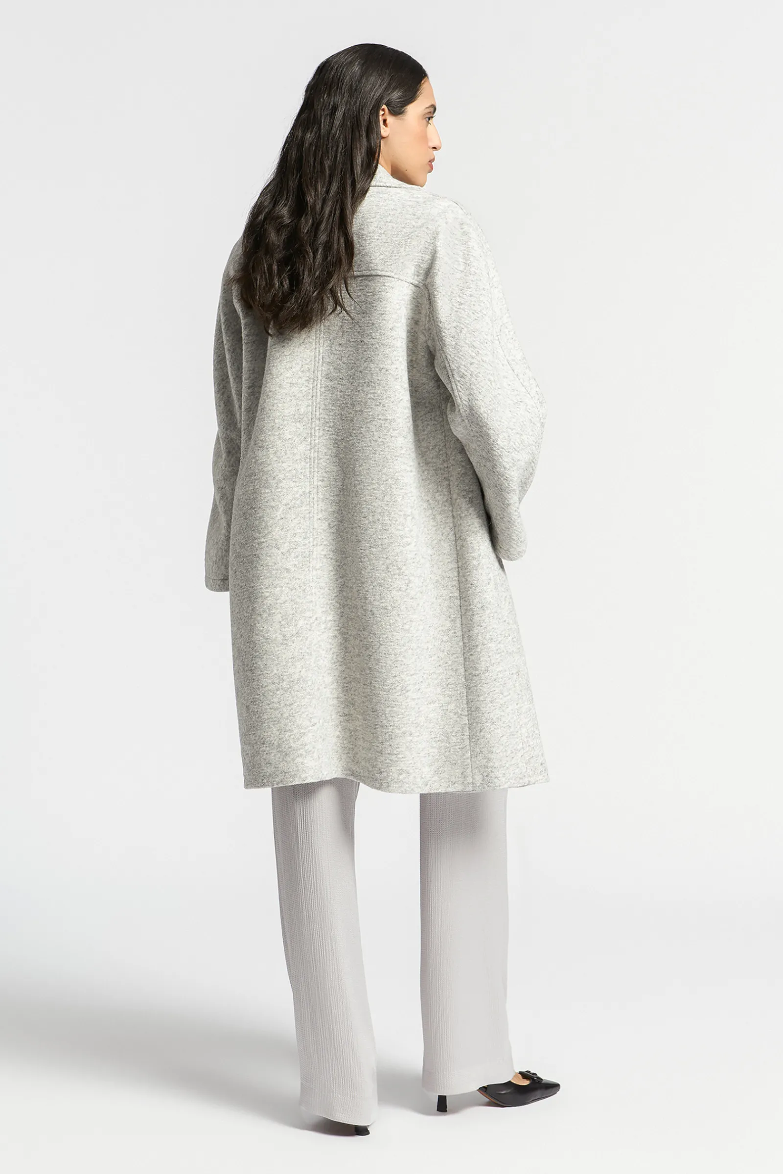 Xandres Manteau long en laine-Femme Xandres Plus|Manteaux & Vestes