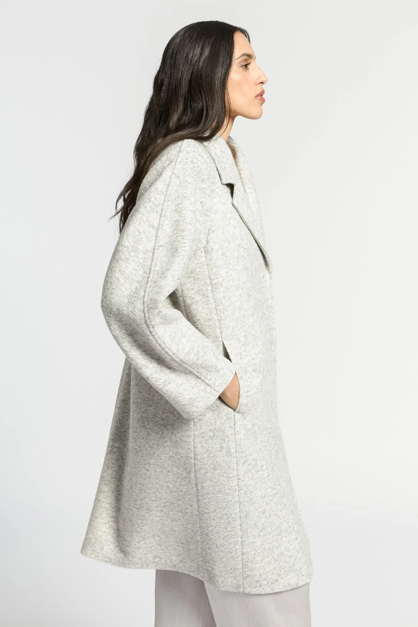 Xandres Manteau long en laine-Femme Xandres Plus|Manteaux & Vestes
