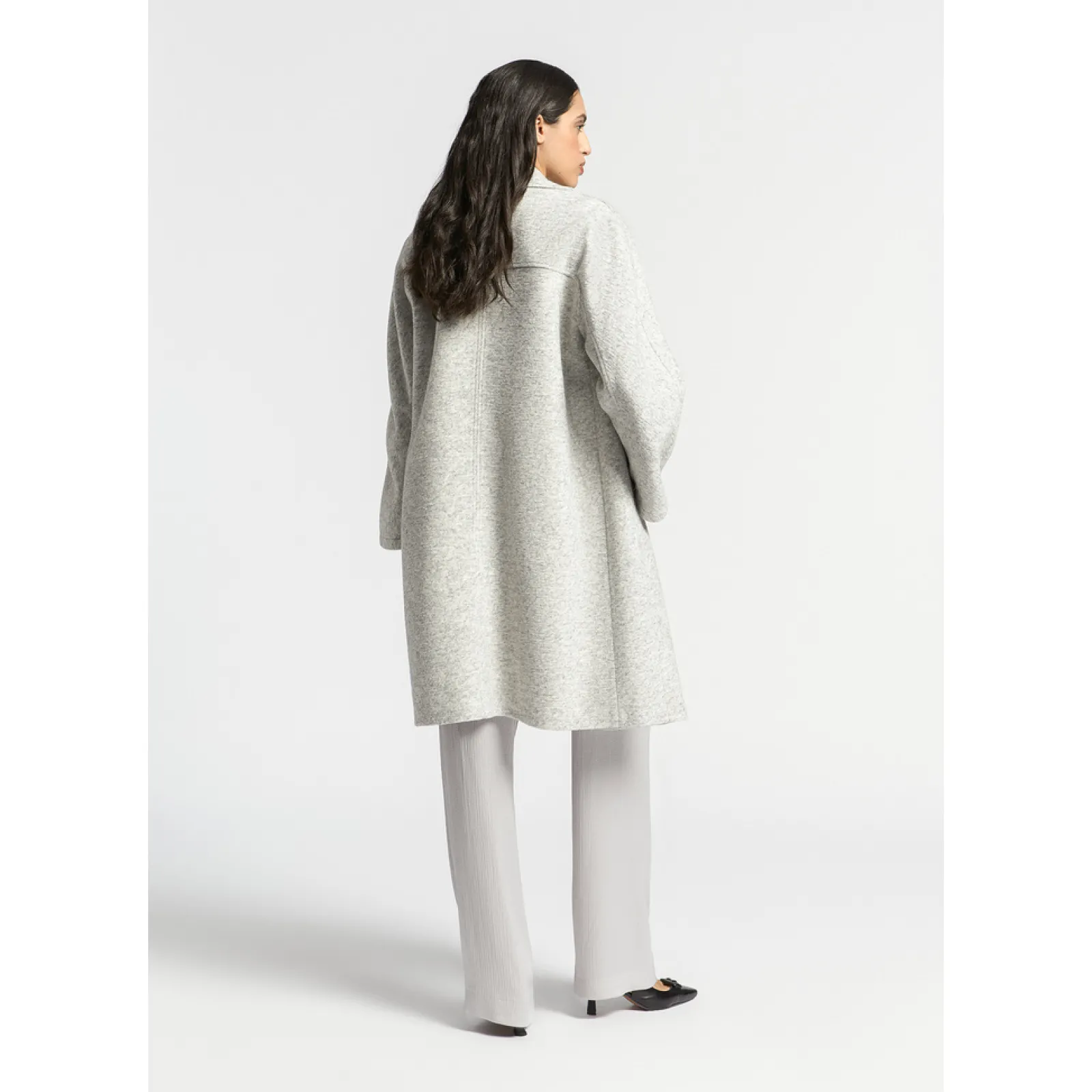 Xandres Manteau long en laine-Femme Xandres Plus|Manteaux & Vestes