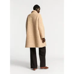 Xandres Manteau long en tissu bouclé-Femme Xandres Plus|Manteaux & Vestes