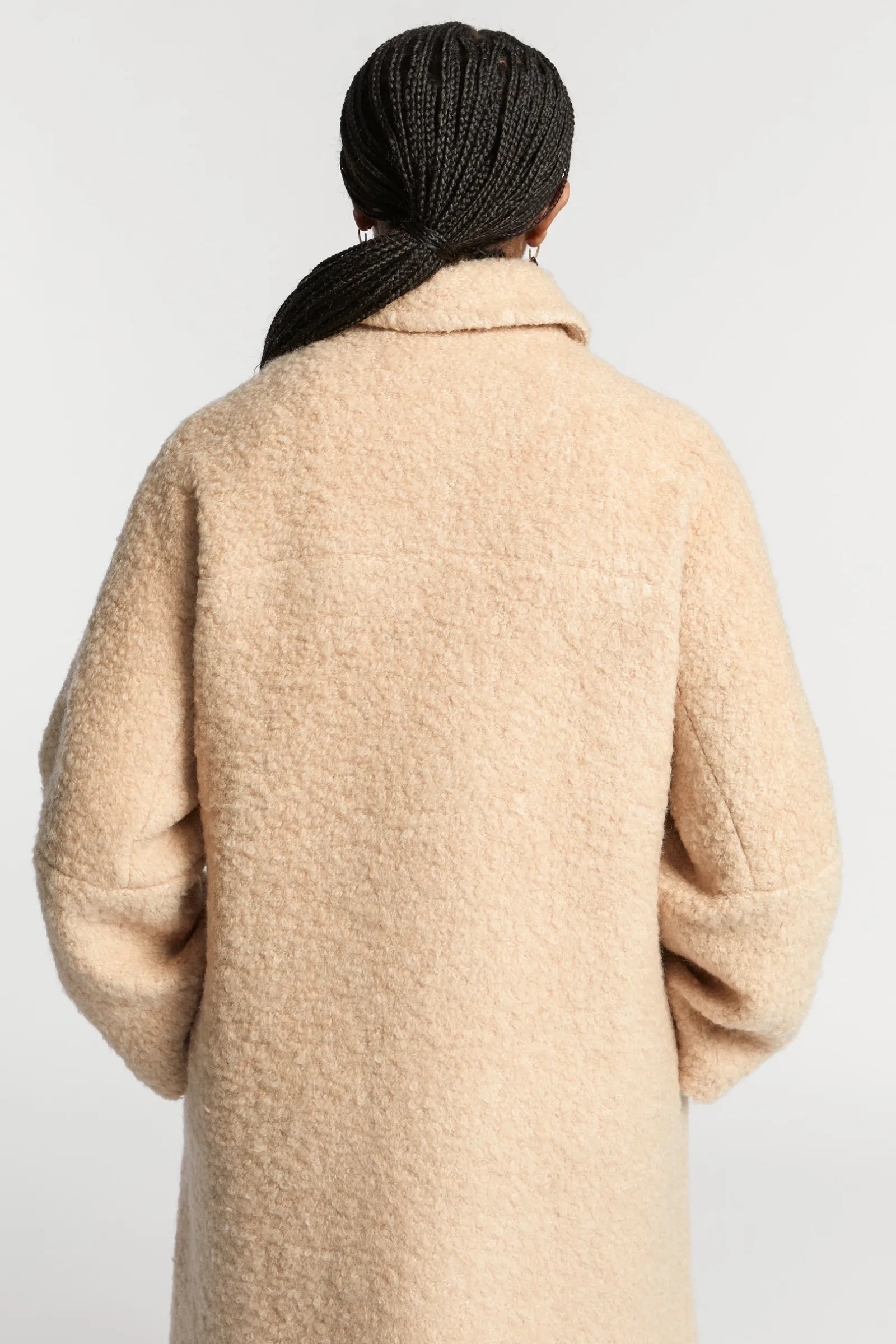 Xandres Manteau long en tissu bouclé-Femme Xandres Plus|Manteaux & Vestes