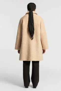 Xandres Manteau long en tissu bouclé-Femme Xandres Plus|Manteaux & Vestes