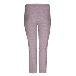 Xandres Pantalon avec fin motif à carreaux-Femme Xandres Plus|Pantalons