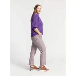 Xandres Pantalon avec fin motif à carreaux-Femme Xandres Plus|Pantalons