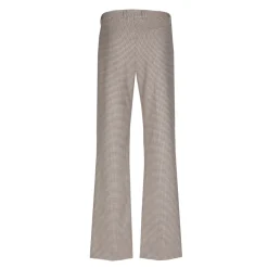 Xandres Pantalon avec motif à petits carreaux-Femme Pantalons