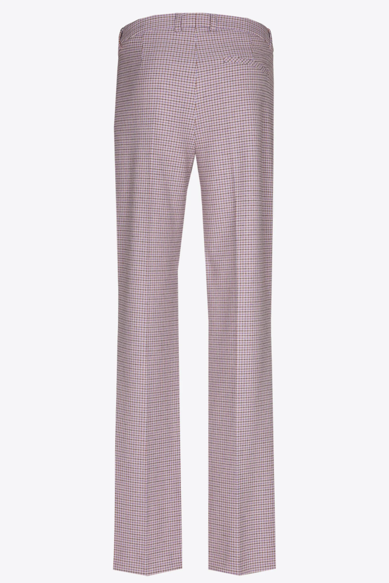 Xandres Pantalon avec subtil motif à carreaux-Femme Pantalons