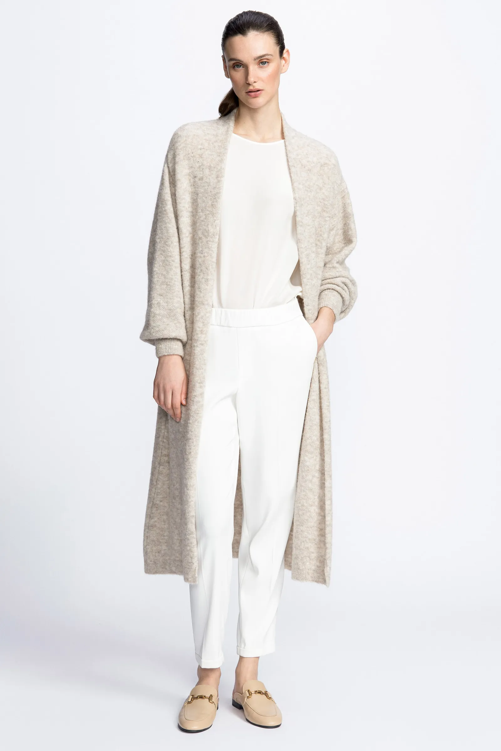 Xandres Pantalon blanc habillé-Femme Essentials|Pantalons