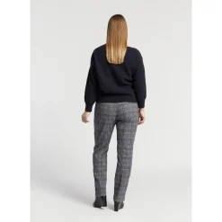 Xandres Pantalon à carreaux-Femme Xandres Plus|Pantalons