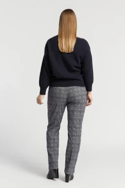 Xandres Pantalon à carreaux-Femme Xandres Plus|Pantalons