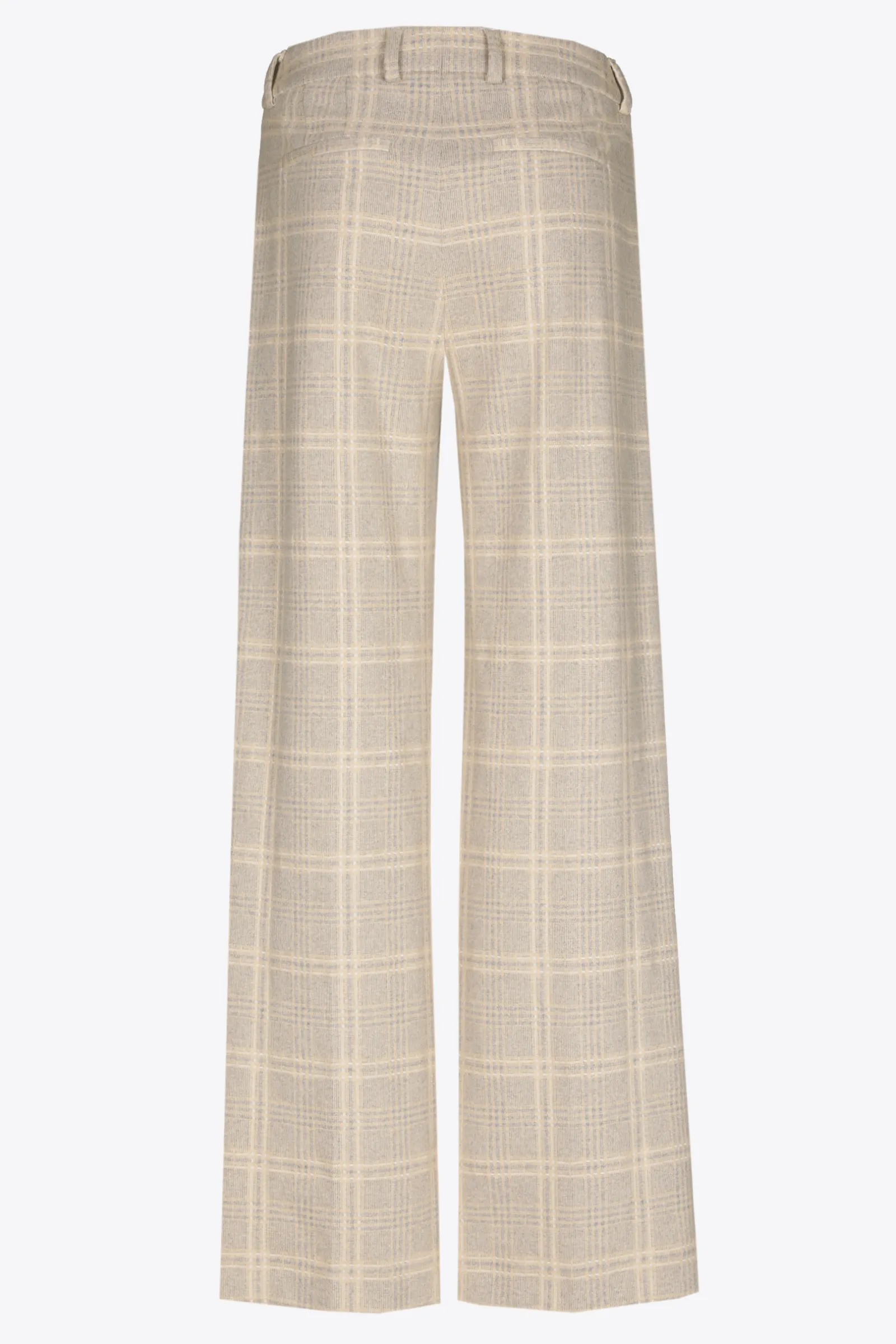 Xandres Pantalon à carreaux à jambes larges-Femme Pantalons
