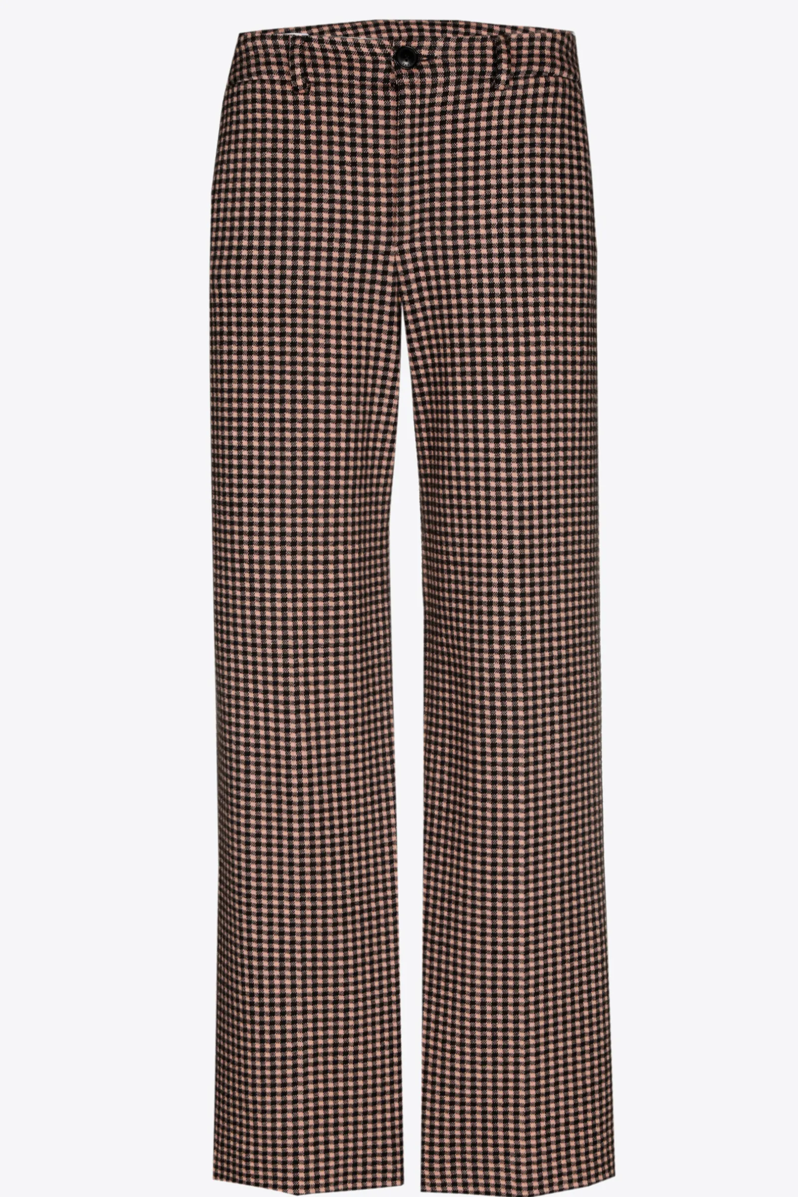 Xandres Pantalon à carreaux à jambes larges-Femme Pantalons