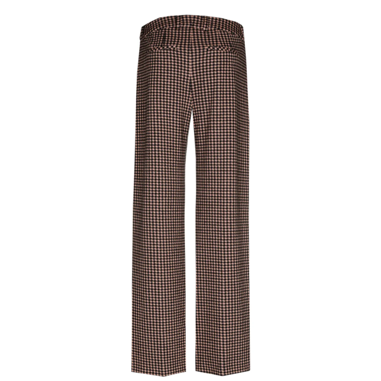 Xandres Pantalon à carreaux à jambes larges-Femme Pantalons