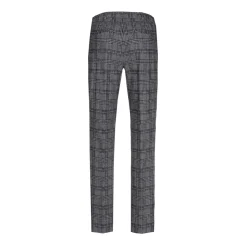 Xandres Pantalon à carreaux à jambes étroites-Femme Pantalons