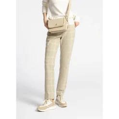 Xandres Pantalon à carreaux à jambes étroites-Femme Pantalons