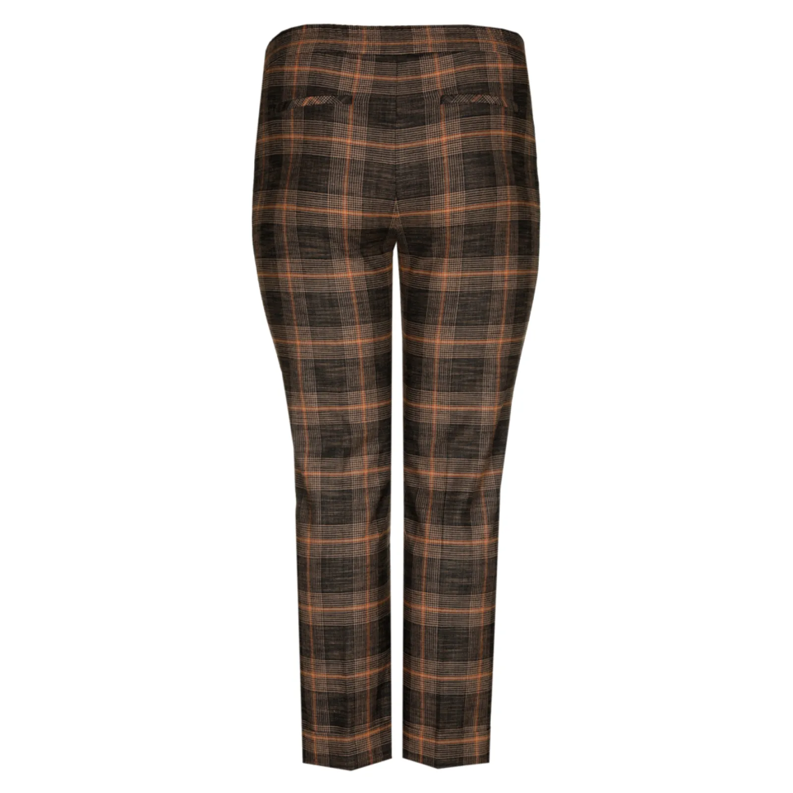 Xandres Pantalon à carreaux à jambes étroites-Femme Xandres Plus|Pantalons