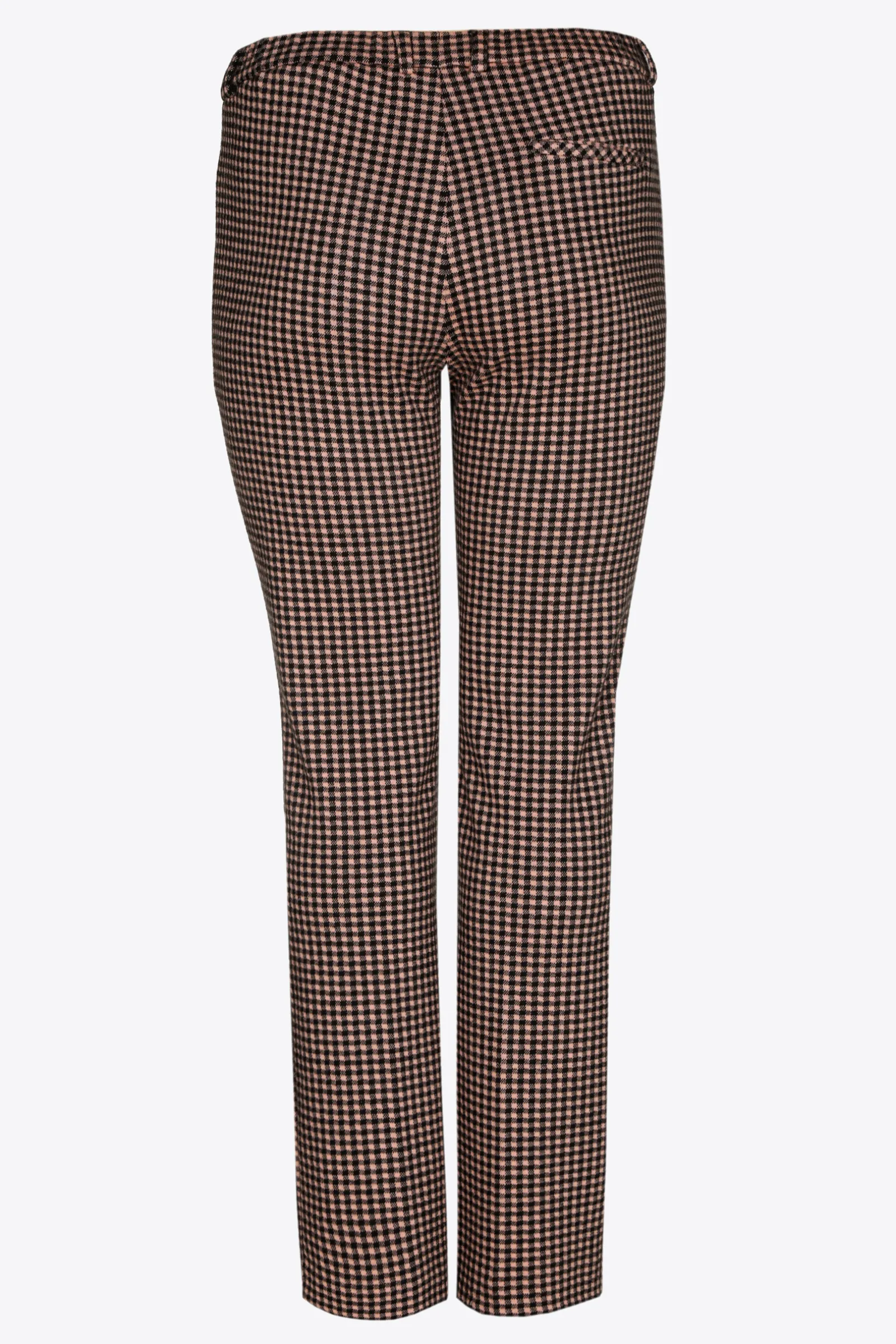 Xandres Pantalon à carreaux à jambes étroites-Femme Xandres Plus|Pantalons