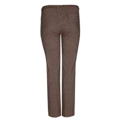 Xandres Pantalon à carreaux à jambes étroites-Femme Xandres Plus|Pantalons