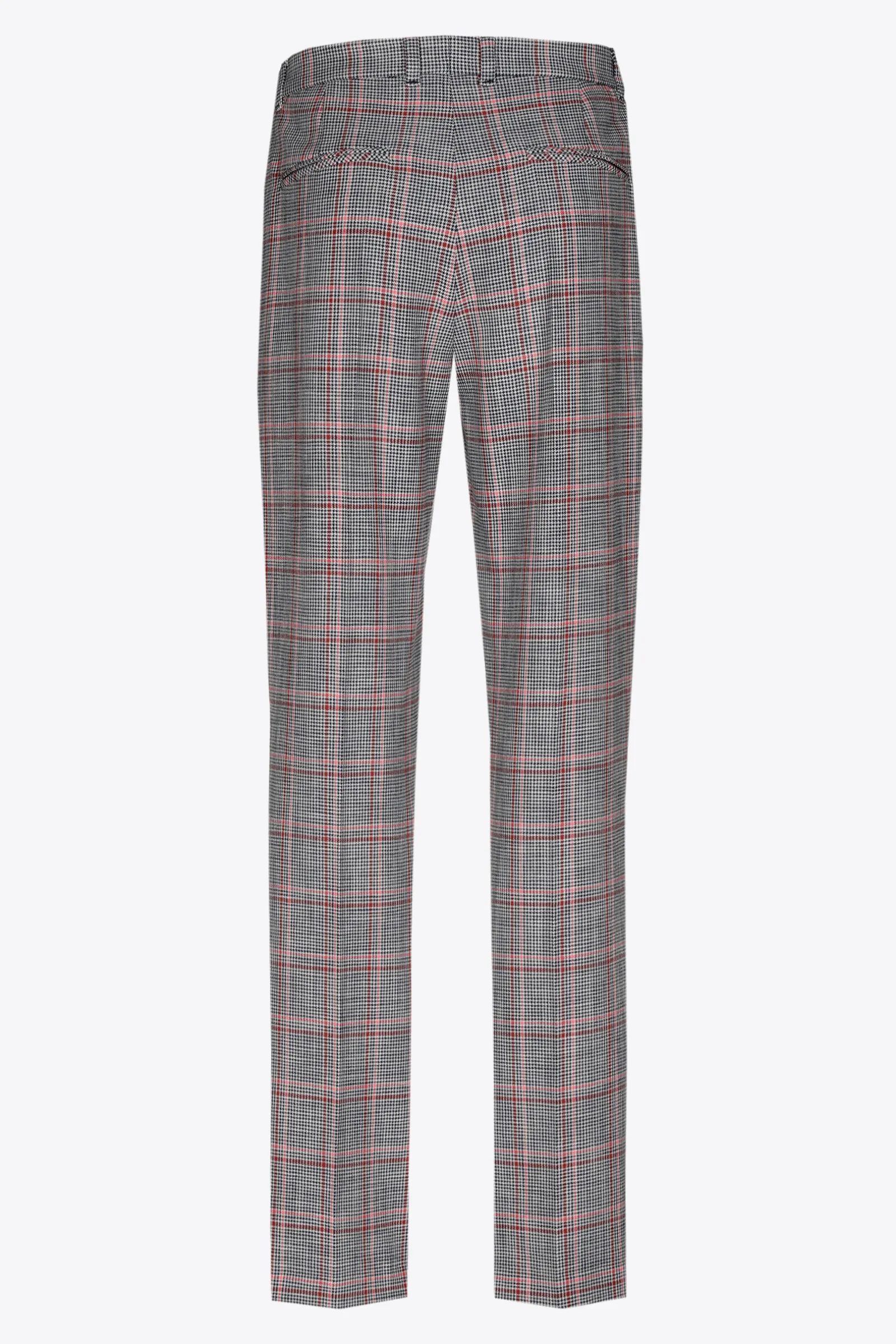 Xandres Pantalon à carreaux à jambes étroites-Femme Pantalons