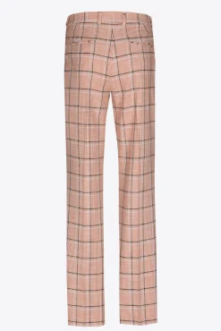 Xandres Pantalon à carreaux à jambes étroites-Femme Pantalons