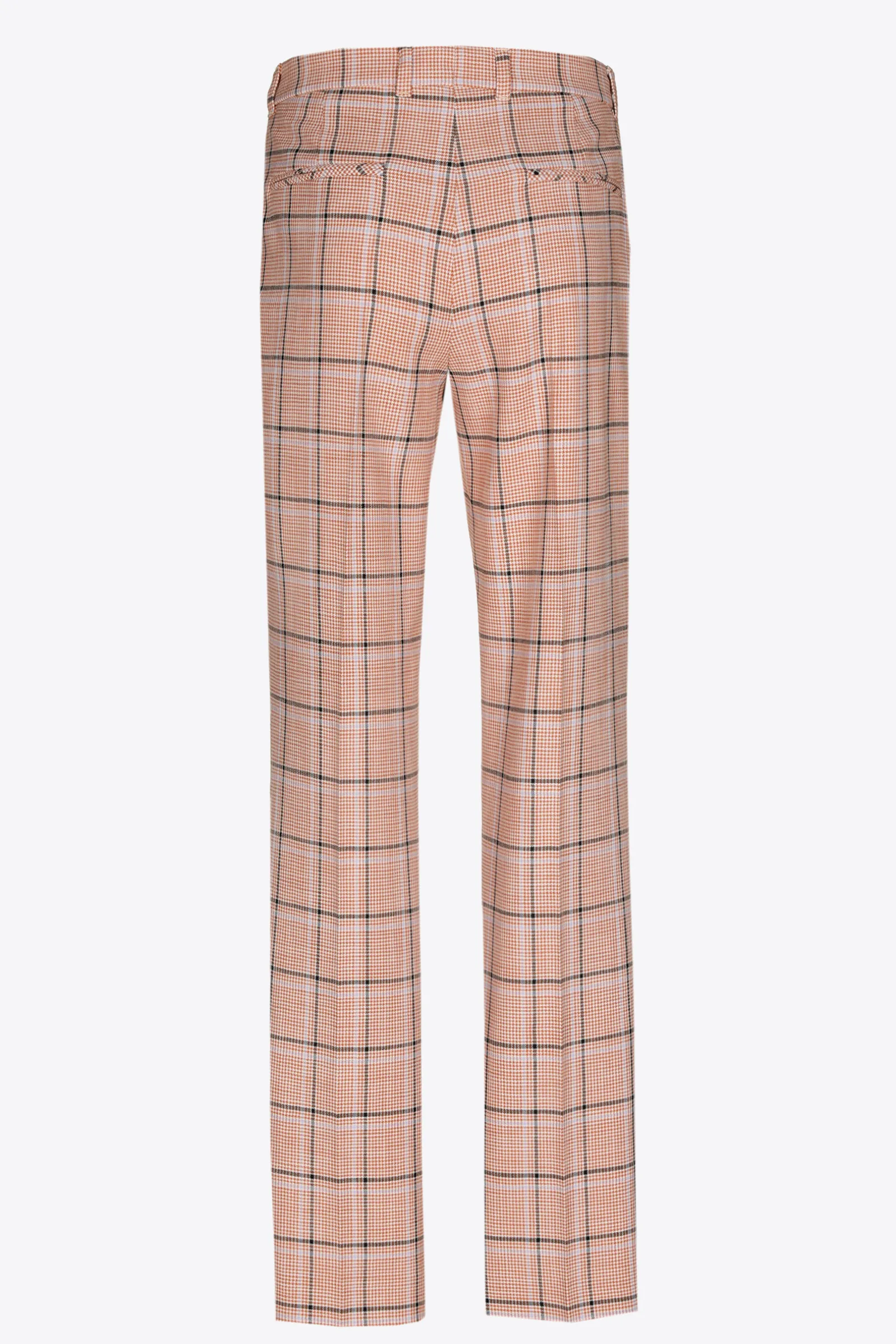 Xandres Pantalon à carreaux à jambes étroites-Femme Pantalons
