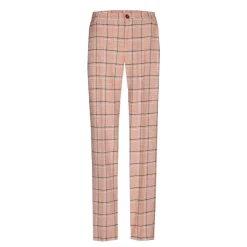 Xandres Pantalon à carreaux à jambes étroites-Femme Pantalons