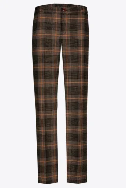 Xandres Pantalon à carreaux à larges motifs-Femme Pantalons
