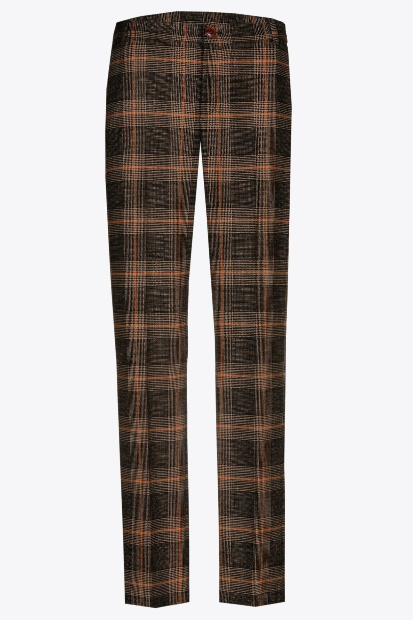 Xandres Pantalon à carreaux à larges motifs-Femme Pantalons