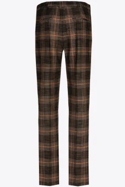 Xandres Pantalon à carreaux à larges motifs-Femme Pantalons