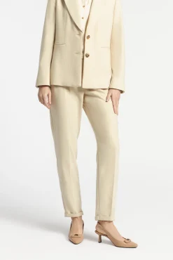 Xandres Pantalon de costume à jambes étroites-Femme Pantalons