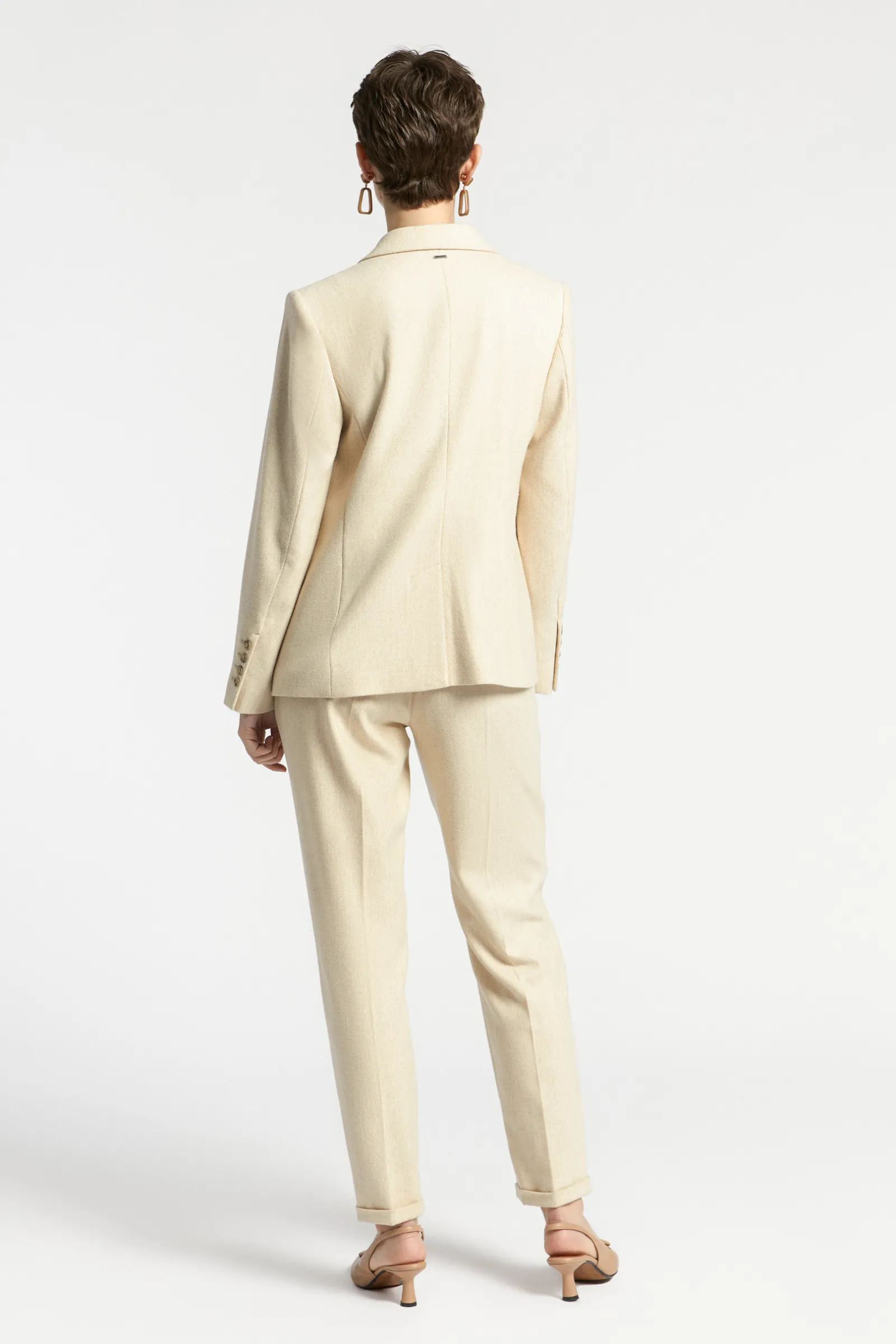 Xandres Pantalon de costume à jambes étroites-Femme Pantalons