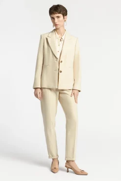 Xandres Pantalon de costume à jambes étroites-Femme Pantalons