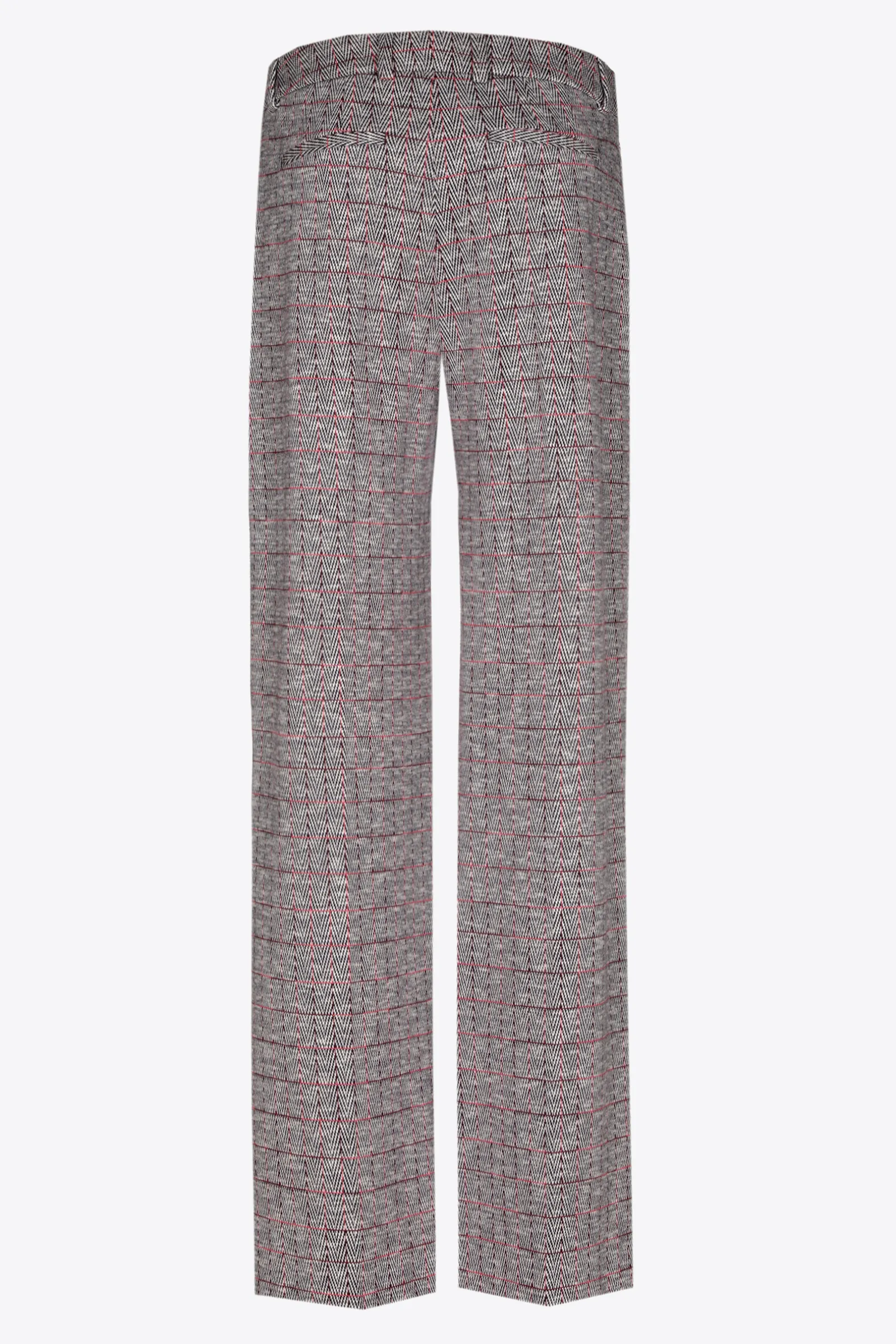 Xandres Pantalon doux à carreaux-Femme Pantalons