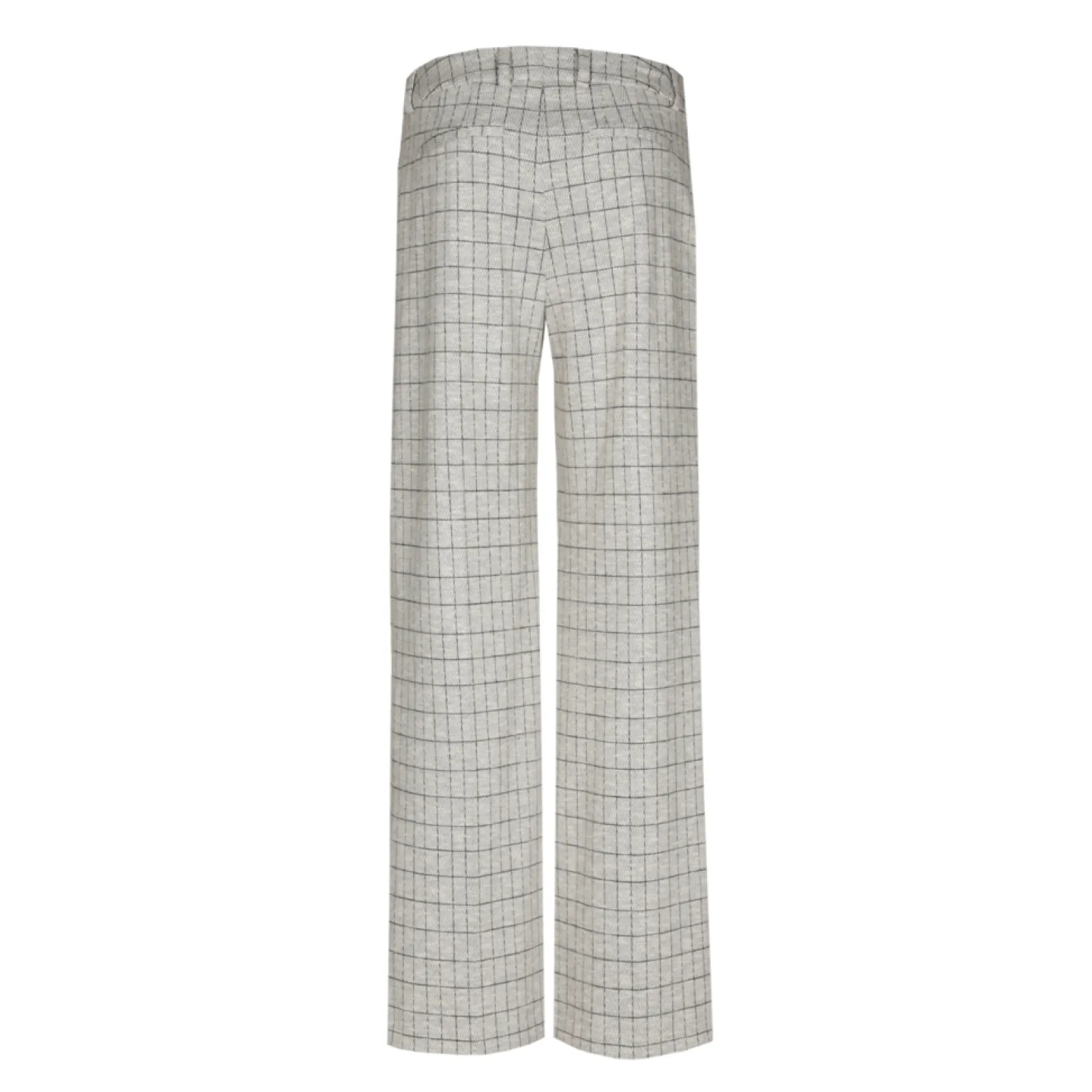 Xandres Pantalon doux à carreaux-Femme Pantalons