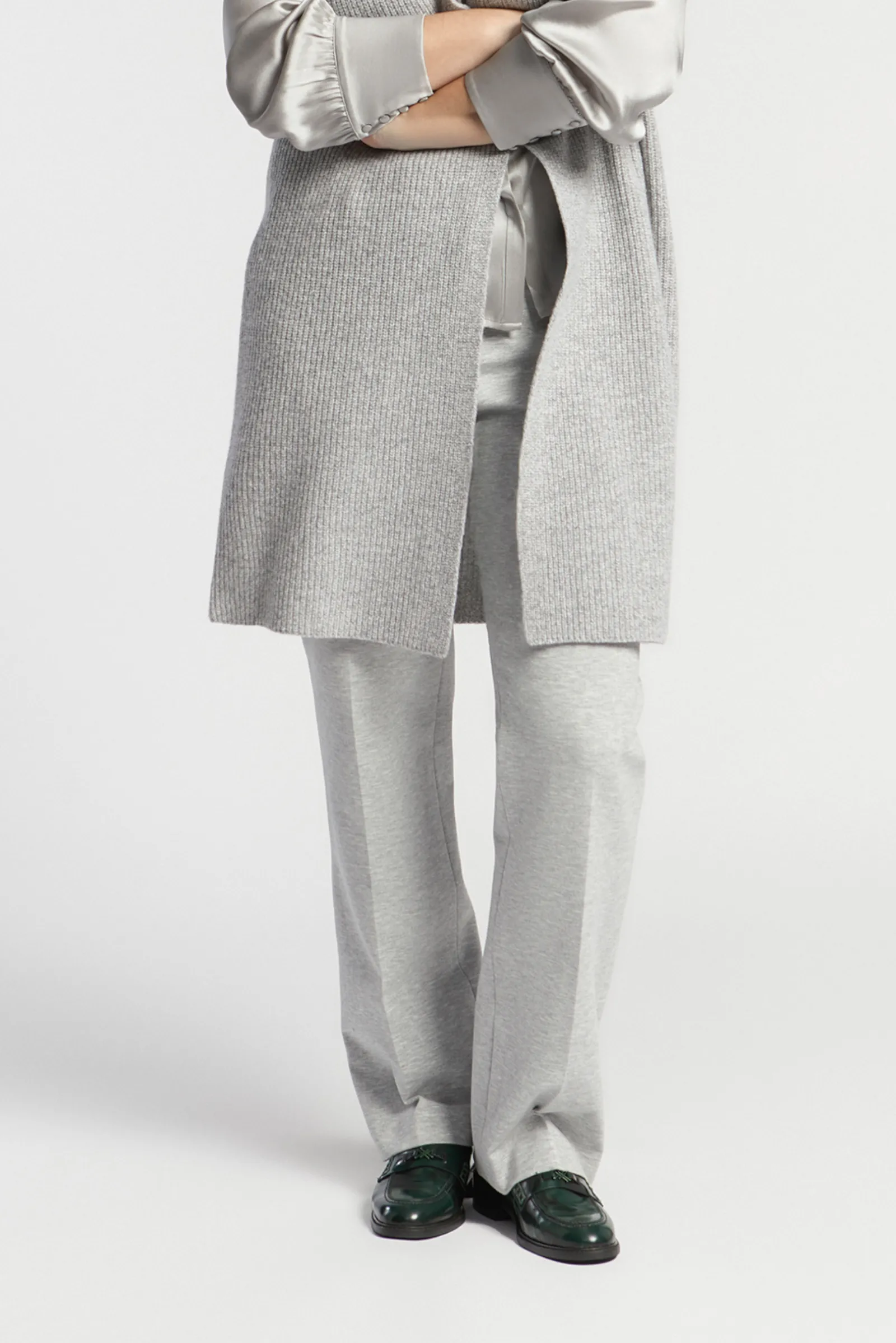 Xandres Pantalon doux à jambes droites-Femme Xandres Plus|Pantalons