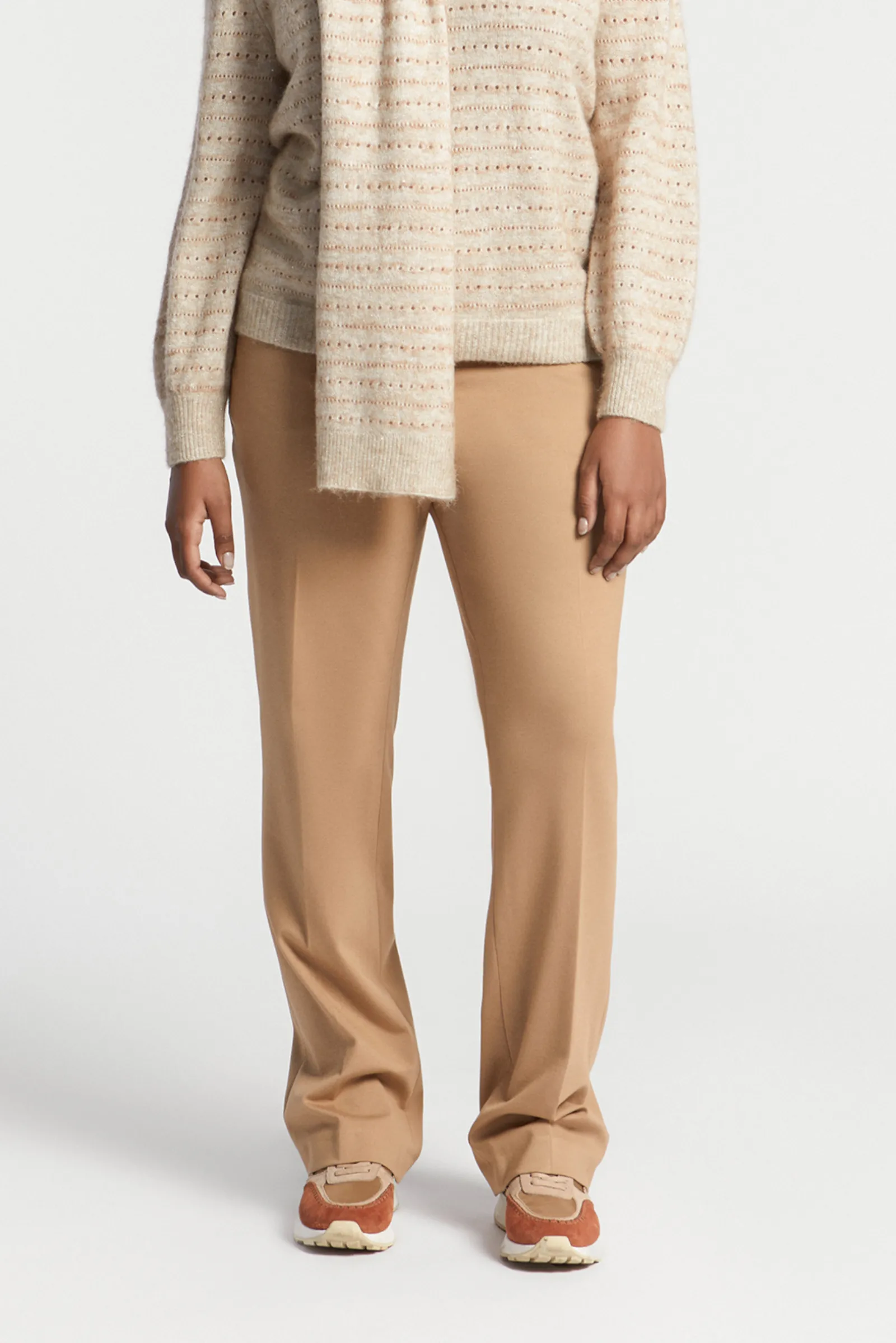Xandres Pantalon doux à jambes droites-Femme Xandres Plus|Pantalons