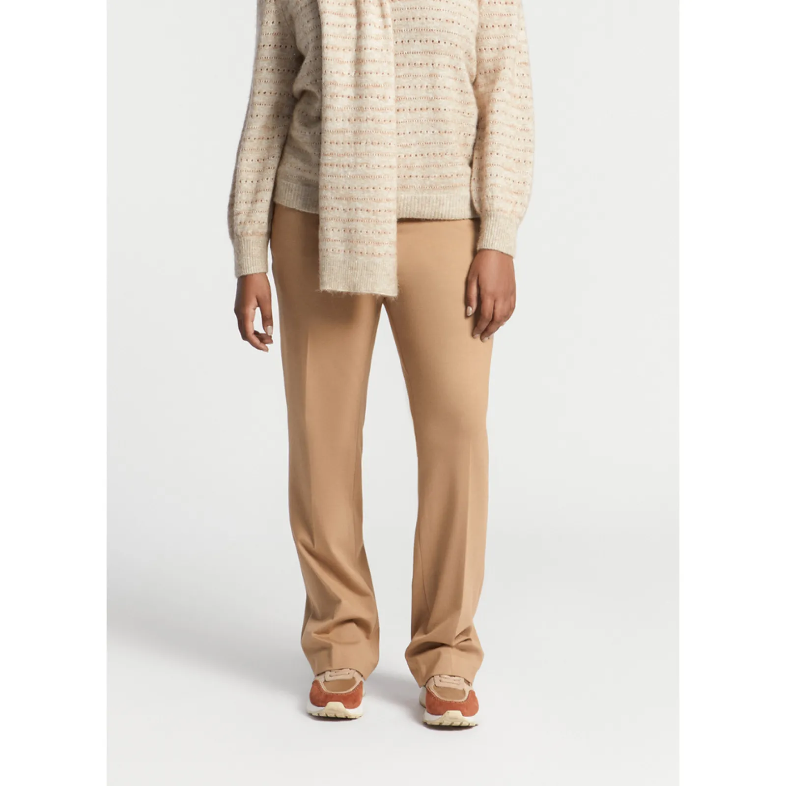 Xandres Pantalon doux à jambes droites-Femme Xandres Plus|Pantalons