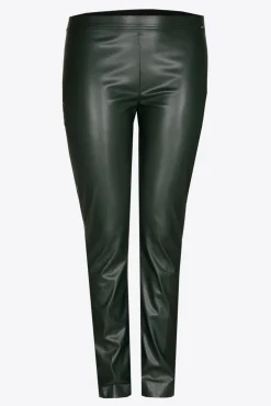Xandres Pantalon en faux cuir à élastique-Femme Xandres Plus|Pantalons