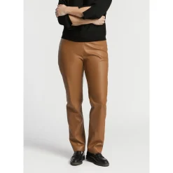 Xandres Pantalon en faux cuir à élastique-Femme Xandres Plus|Pantalons
