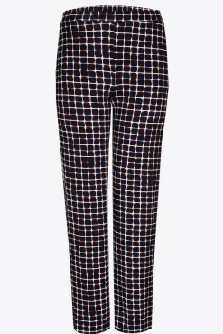 Xandres Pantalon en jersey avec imprimé fantaisie-Femme Xandres Plus|Pantalons