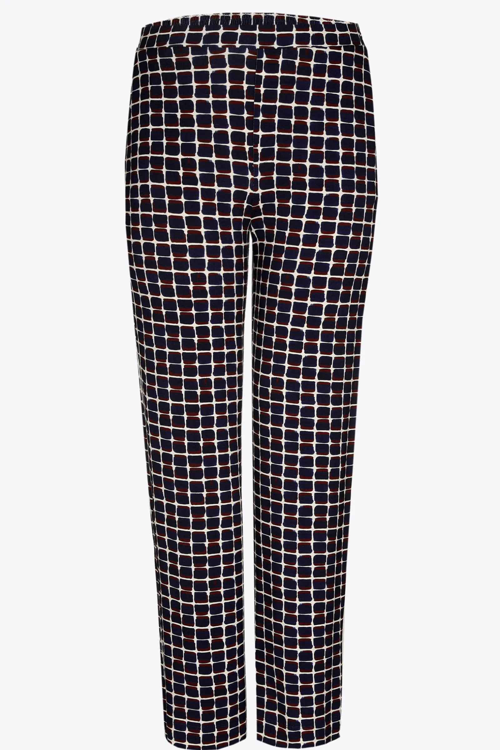 Xandres Pantalon en jersey avec imprimé fantaisie-Femme Xandres Plus|Pantalons