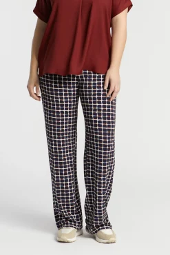 Xandres Pantalon en jersey avec imprimé fantaisie-Femme Xandres Plus|Pantalons