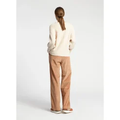 Xandres Pantalon extensible en velours côtelé-Femme Pantalons