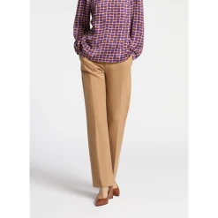 Xandres Pantalon habillé à jambes droites-Femme Pantalons
