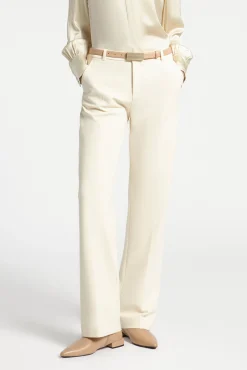 Xandres Pantalon habillé à jambes droites-Femme Pantalons