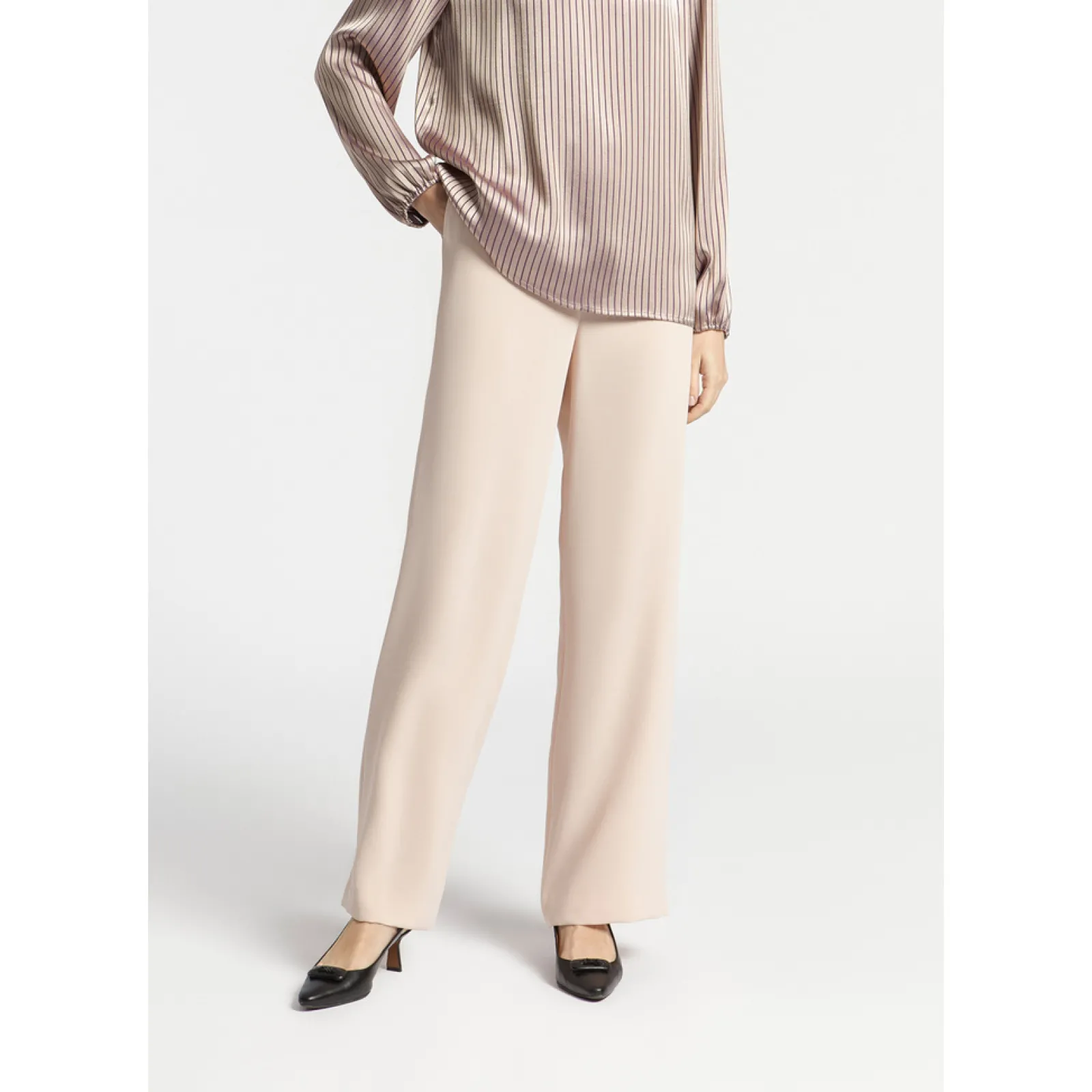Xandres Pantalon habillé à jambes droites-Femme Xandres Plus|Pantalons