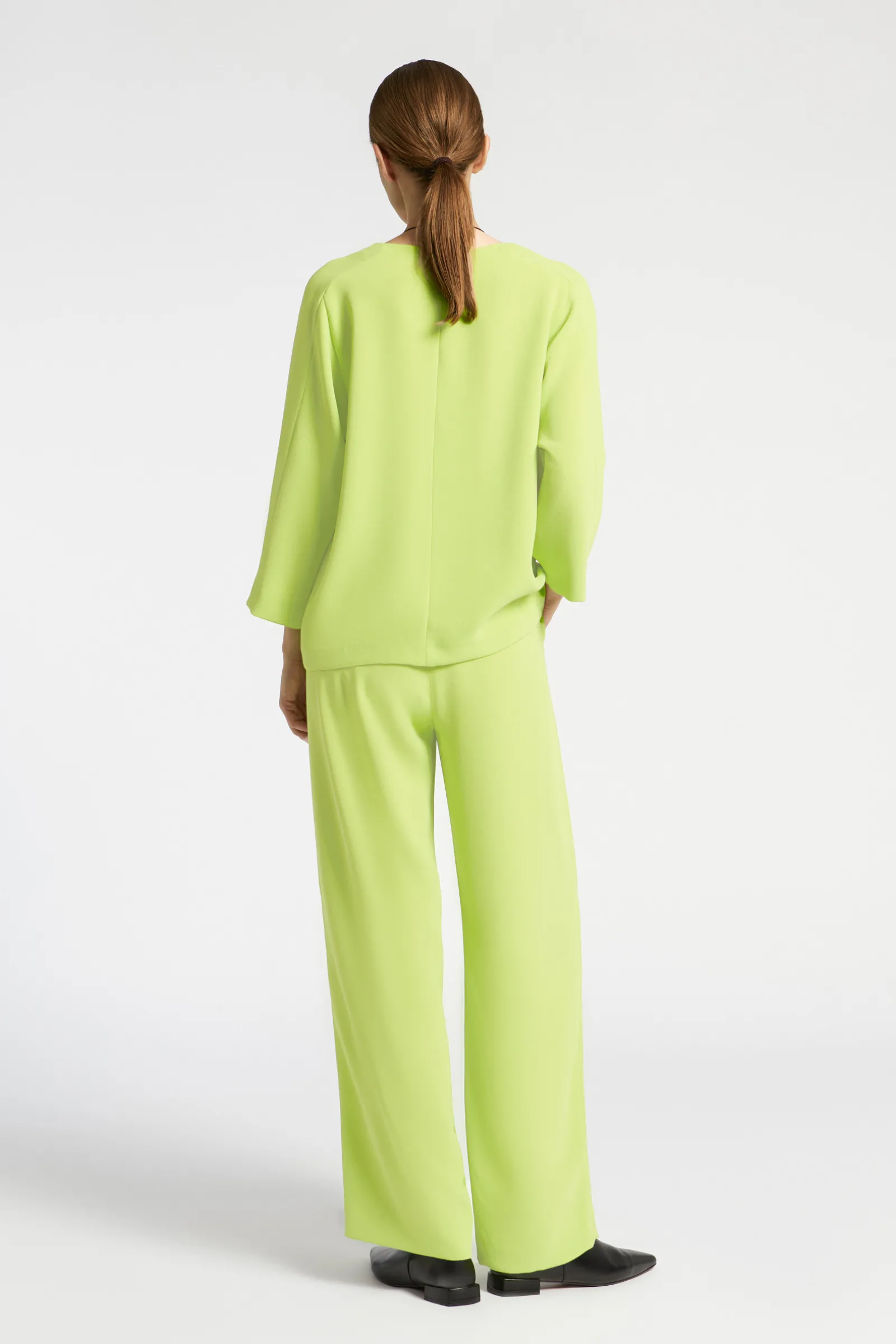 Xandres Pantalon habillé à jambes droites-Femme Pantalons