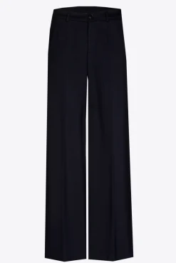 Xandres Pantalon habillé à jambes larges-Femme Pantalons
