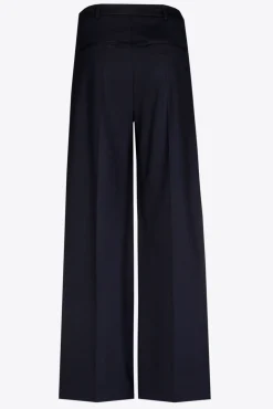 Xandres Pantalon habillé à jambes larges-Femme Pantalons